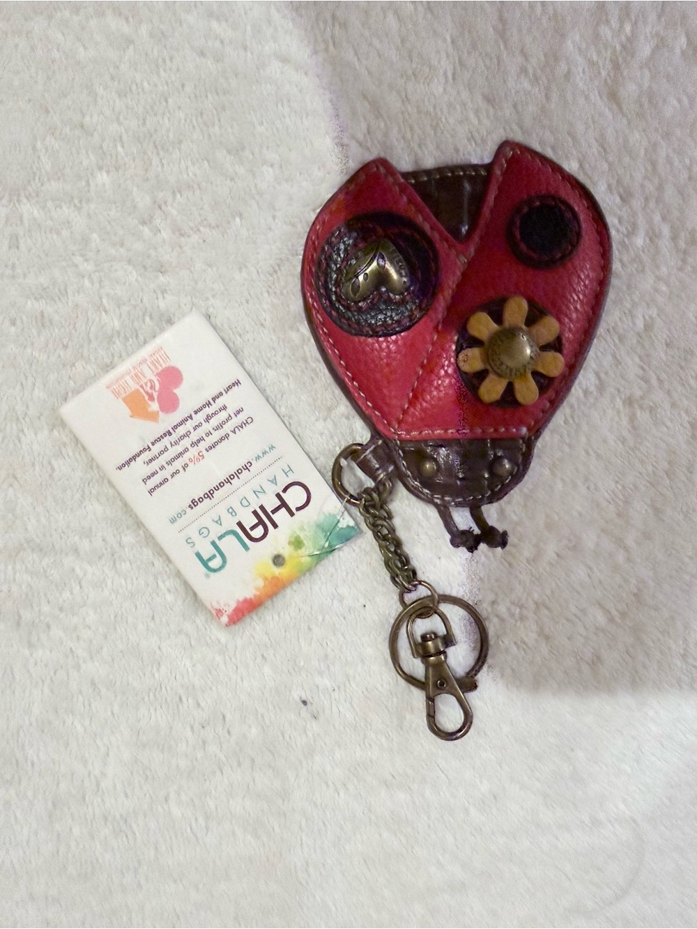 Chala Leather Ladybug